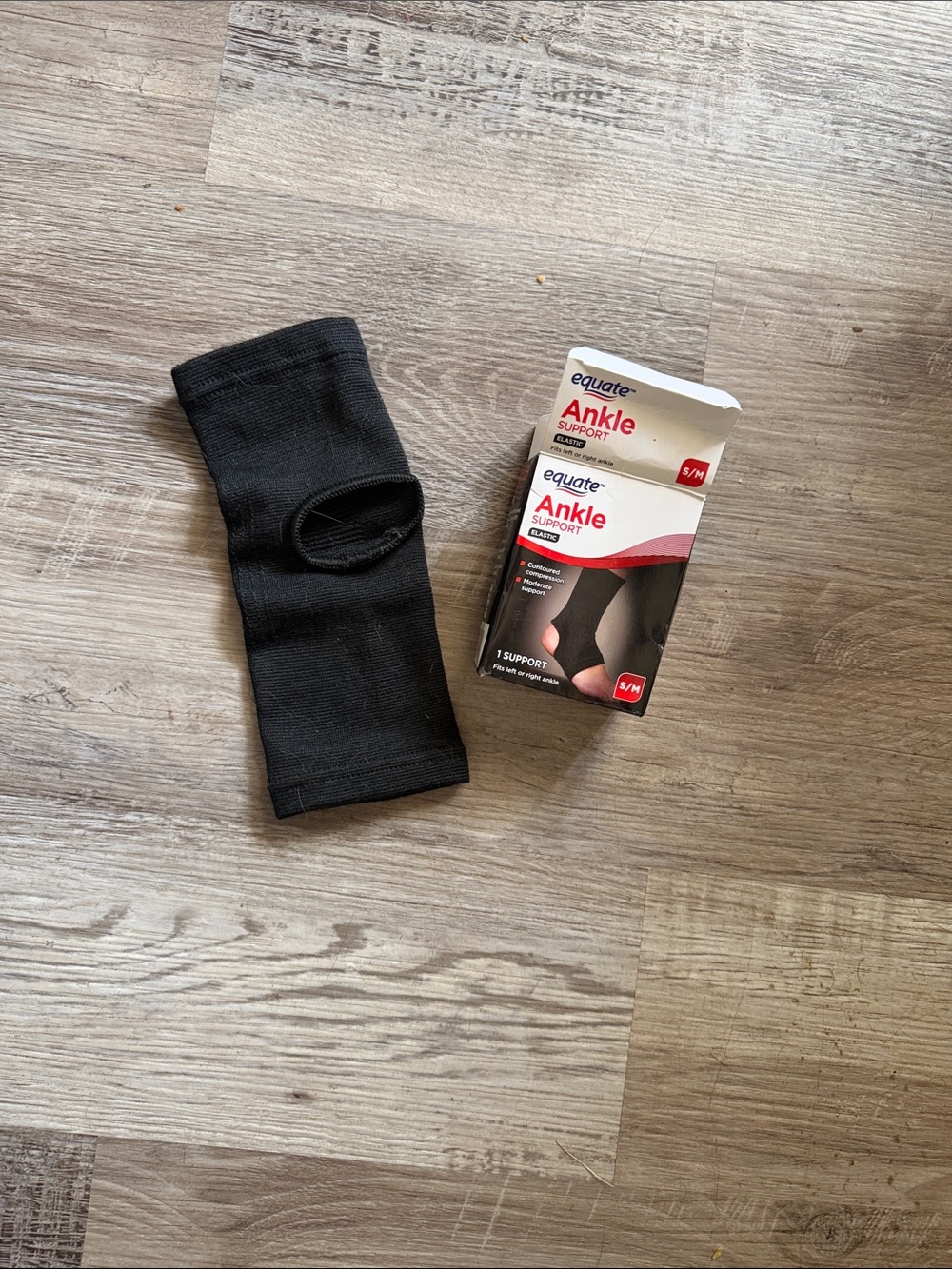 Equate Elastic Ankle Support-Black